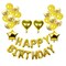 Hot Happy Birthday Decoration Multiple Color Banner Balloons Set Party Supplies